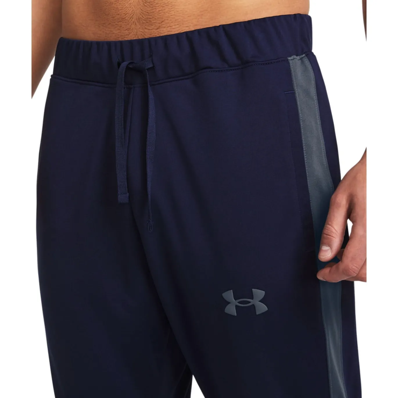 Under Armour Rival Knit Trainingspak Full-Zip Donkerblauw Grijs