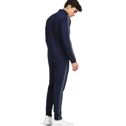 Under Armour Rival Knit Trainingspak Full-Zip Donkerblauw Grijs