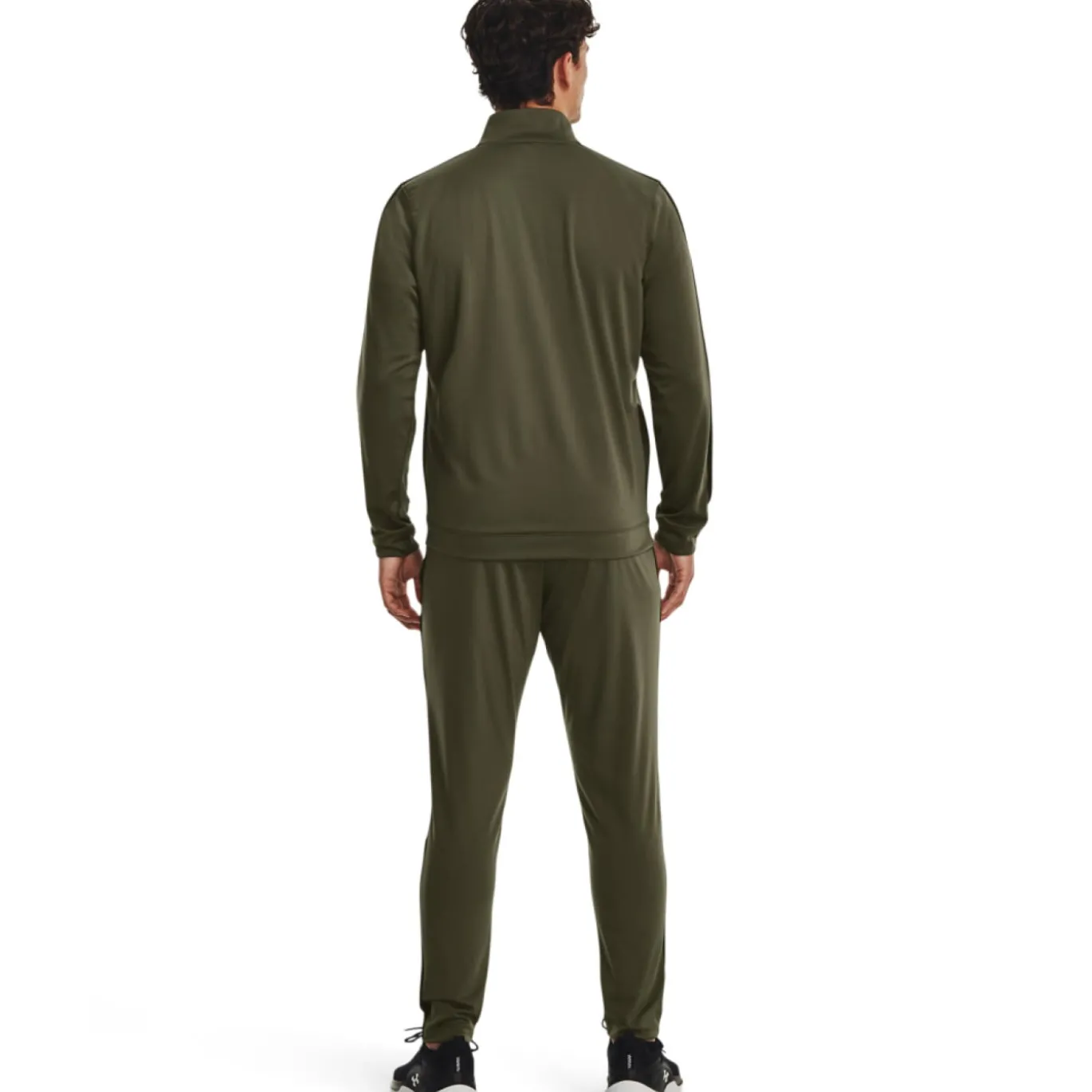 Under Armour Rival Knit Trainingspak Full-Zip Olijfgroen Zwart