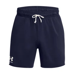 Under Armour Rival Terry Broekje Donkerblauw Wit