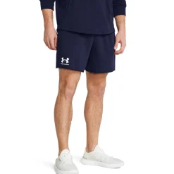 Under Armour Rival Terry Broekje Donkerblauw Wit