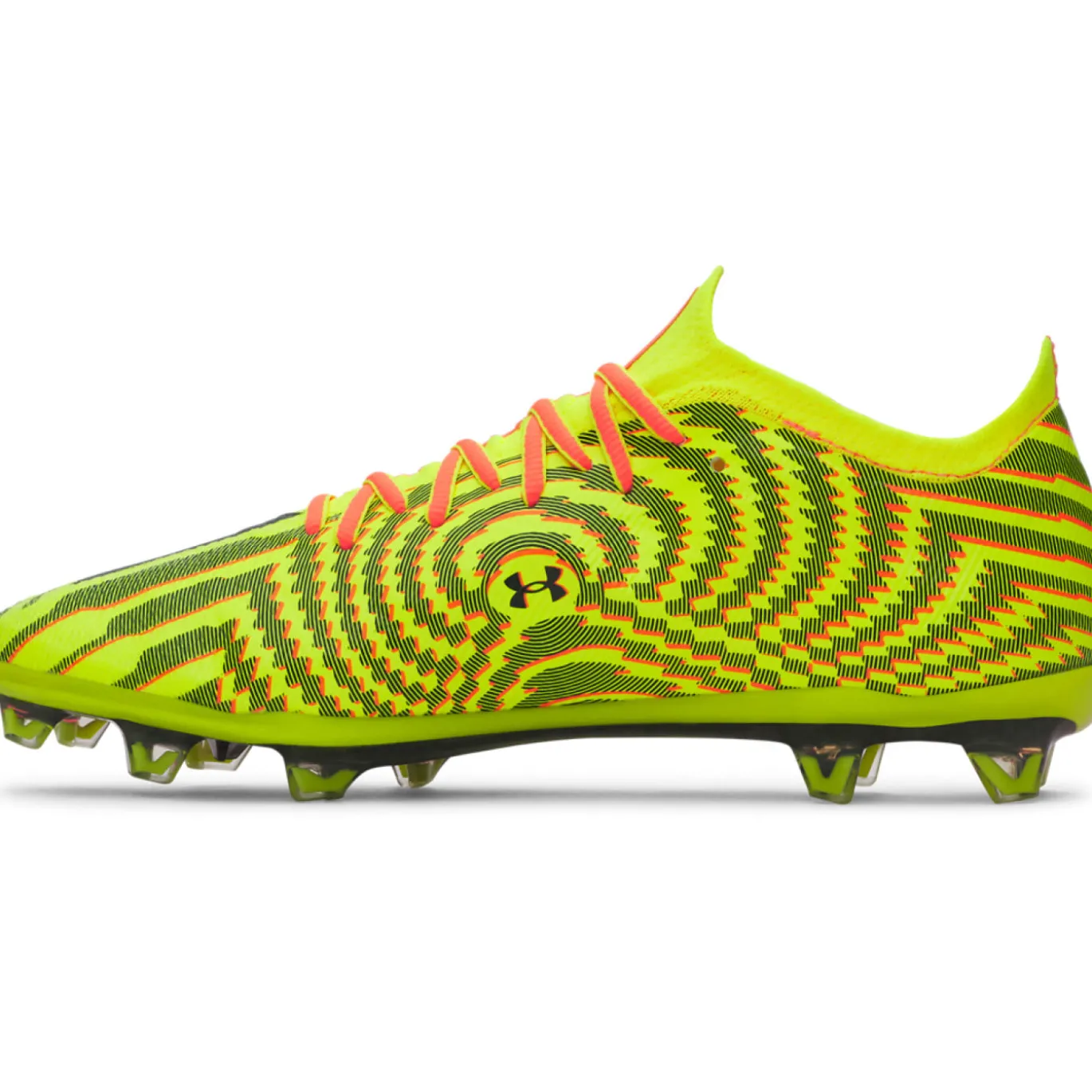 Under Armour Shadow Elite 4 Mach Voetbalschoenen (FG) Oranje Geel Zwart