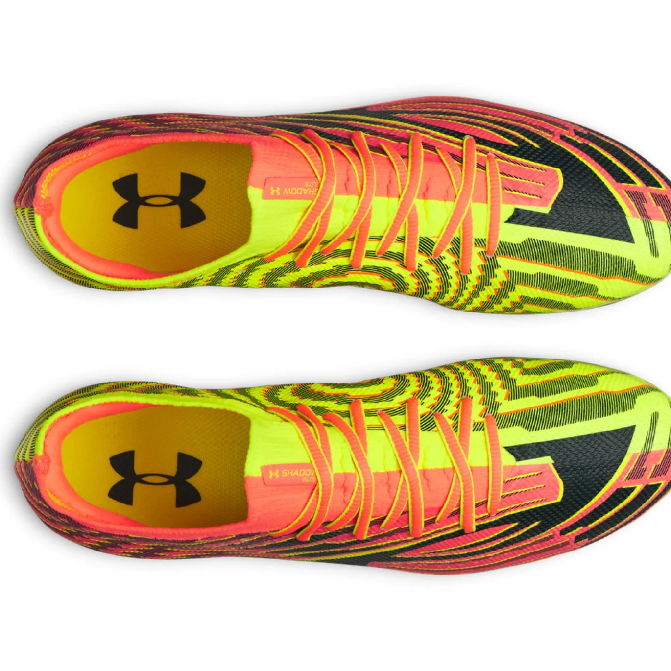 Under Armour Shadow Elite 4 Mach Voetbalschoenen (FG) Oranje Geel Zwart