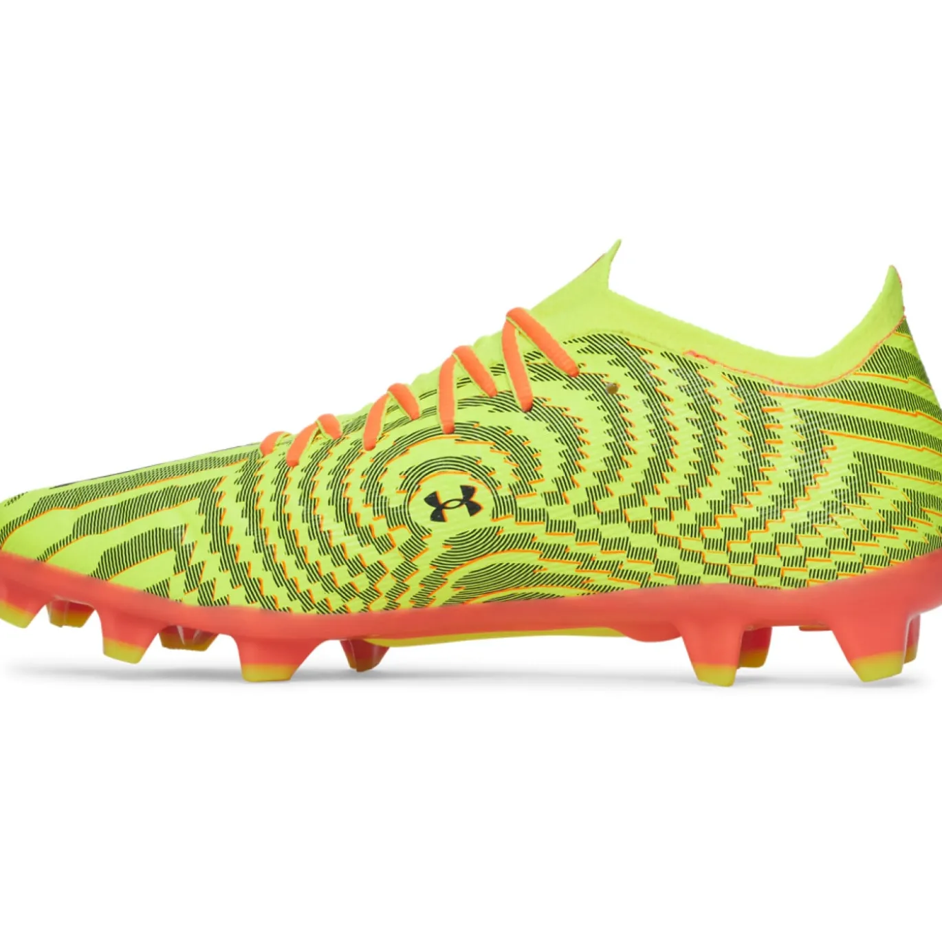 Under Armour Shadow Pro 4 Gras Voetbalschoenen (FG) Oranje Geel Zwart