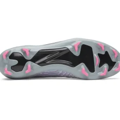 Under Armour Shadow Pro 4 Gras Voetbalschoenen (FG) Grijs Zwart Roze