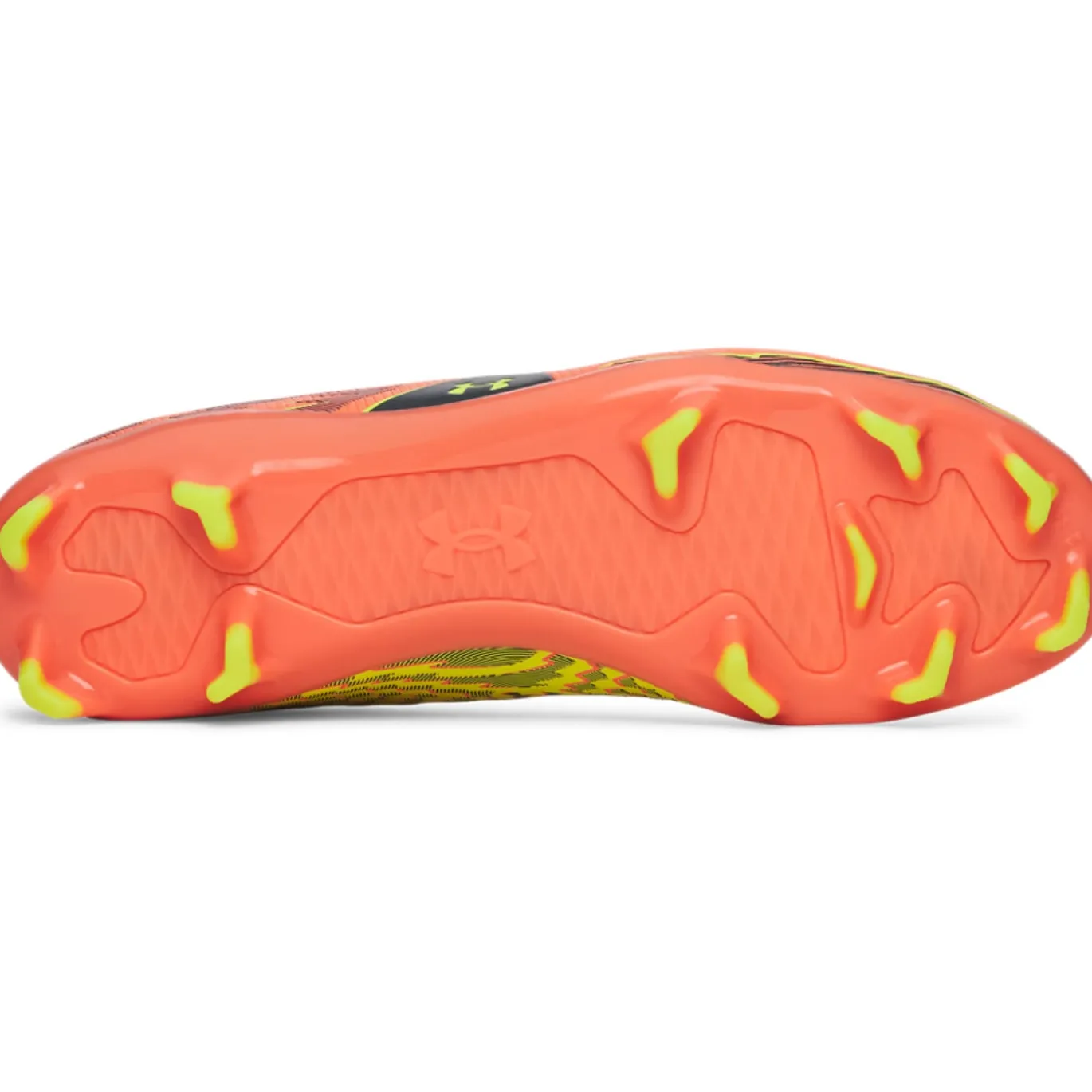 Under Armour Shadow Select 4 Gras Voetbalschoenen (FG) Oranje Geel Zwart