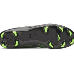 Under Armour Shadow Select 4 Gras Voetbalschoenen (FG) Zwart Metallic Black Neongroen