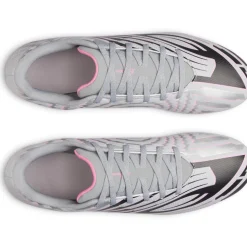 Under Armour Shadow Select 4 Gras Voetbalschoenen (FG) Grijs Zwart Roze
