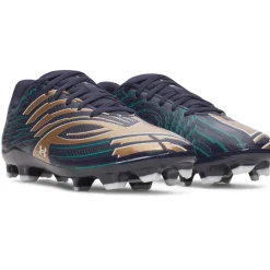 Under Armour Shadow Select 4 Gras Voetbalschoenen (FG) Donkerblauw Bruin Groen Wit