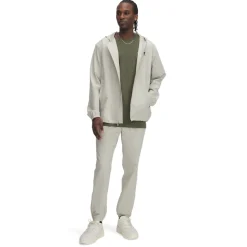 Under Armour Stretch Vibe Woven Trainingspak Full-Zip Beige Zwart