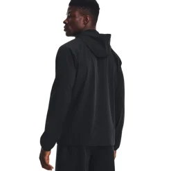 Under Armour Stretch Woven Hooded Vest Zwart Grijs