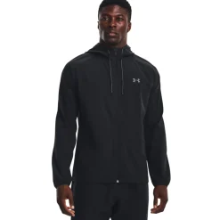 Under Armour Stretch Woven Hooded Vest Zwart Grijs