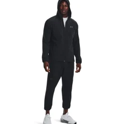 Under Armour Stretch Woven Hooded Vest Zwart Grijs