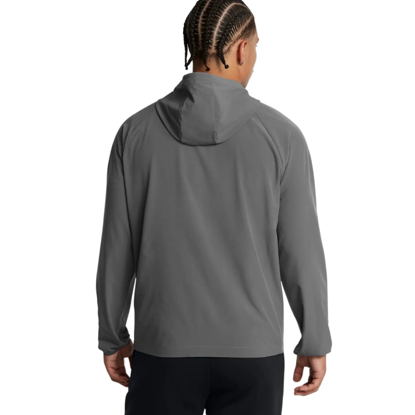 Under Armour Stretch Woven Windbreaker Grijs Zwart