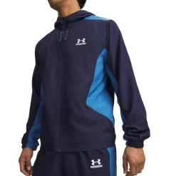 Under Armour Tech Sport Woven Trainingsjack Donkerblauw Lichtblauw