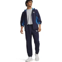 Under Armour Tech Sport Woven Trainingsbroek Donkerblauw Lichtblauw