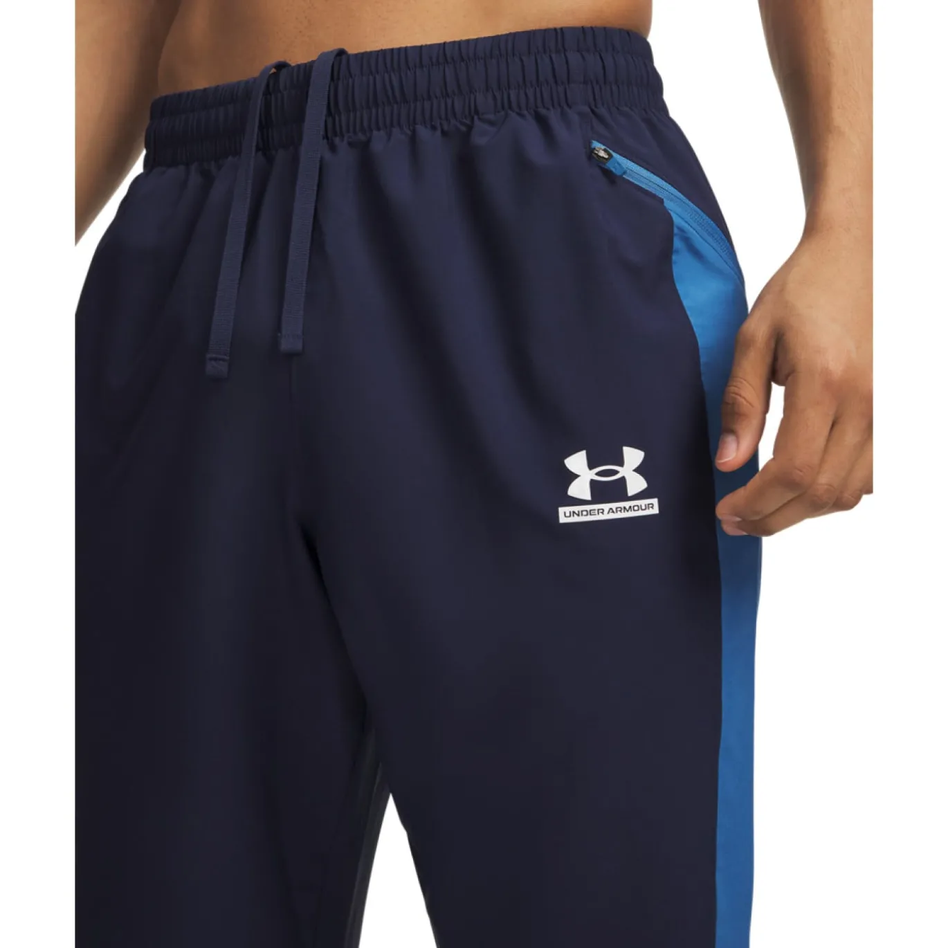 Under Armour Tech Sport Woven Trainingsbroek Donkerblauw Lichtblauw