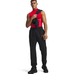 Under Armour Tech Sport Woven Trainingsbroek Zwart Rood