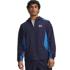 Under Armour Tech Sport Woven Trainingspak Full-Zip Donkerblauw Lichtblauw
