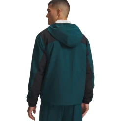 Under Armour Tech Sport Woven Trainingspak Full-Zip Donkergroen Zwart