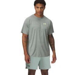 Under Armour Tech Textured Vanish Woven Trainingsset Groen Felgeel Zwart