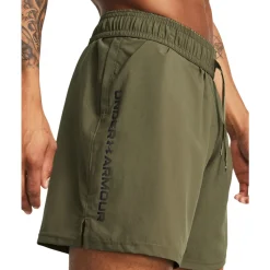 Under Armour Tech Textured Woven Trainingsset Olijfgroen Zwart