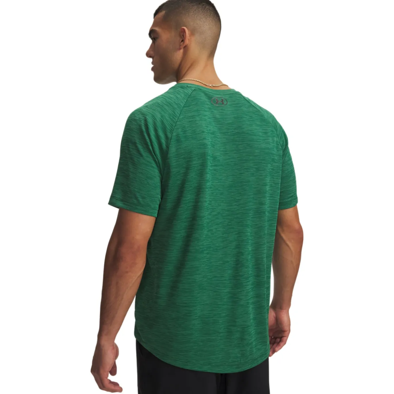 Under Armour Tech Textured Woven Trainingsset Donkergroen Zwart