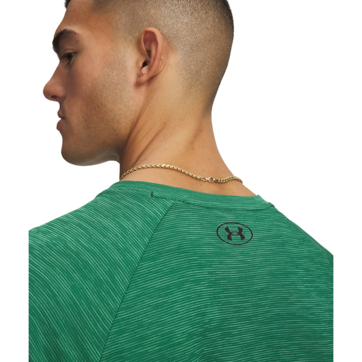 Under Armour Tech Textured Woven Trainingsset Donkergroen Zwart