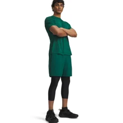 Under Armour Tech Textured Woven Trainingsset Donkergroen Zwart