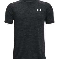 Under Armour Tech 2.0 Trainingsshirt Kids Zwart Wit