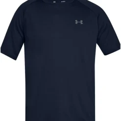 Under Armour Tech 2.0 Trainingsshirt Donkerblauw Grijs