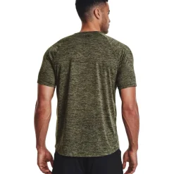 Under Armour Tech 2.0 Trainingsshirt Grijsgroen Zwart