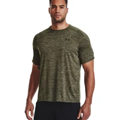 Under Armour Tech 2.0 Trainingsshirt Grijsgroen Zwart