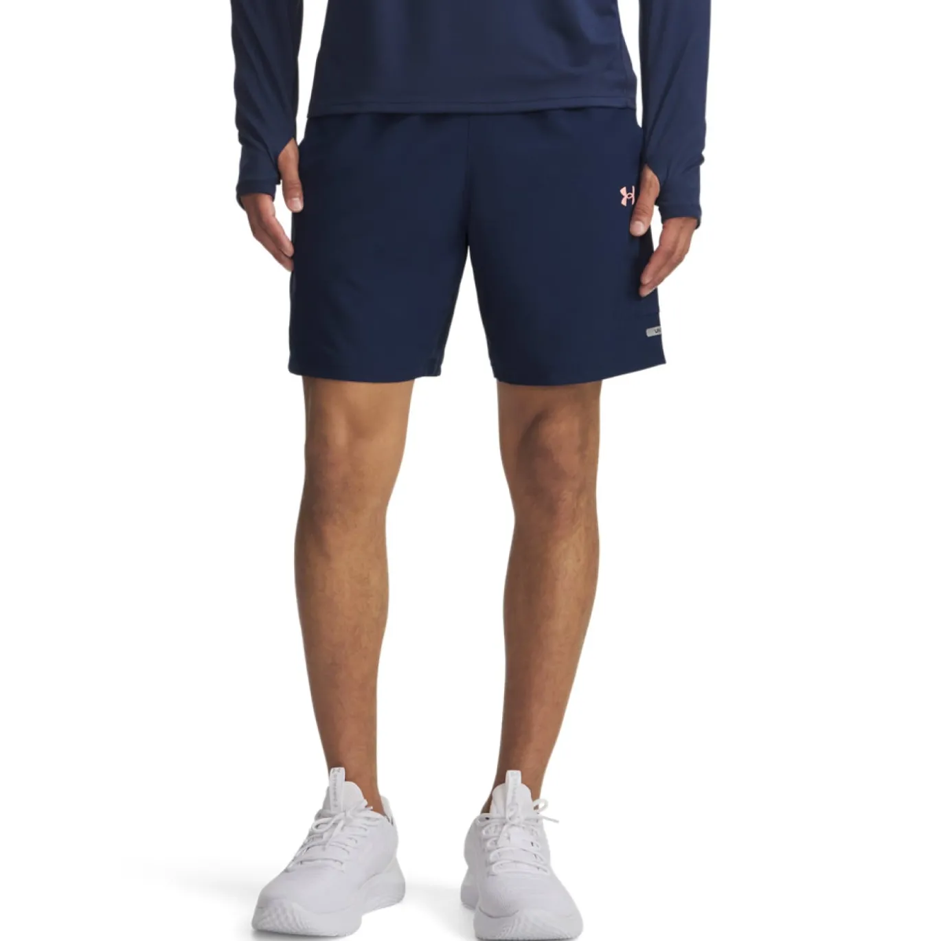 Under Armour Tech Utility Trainingsbroekje Donkerblauw Oranje