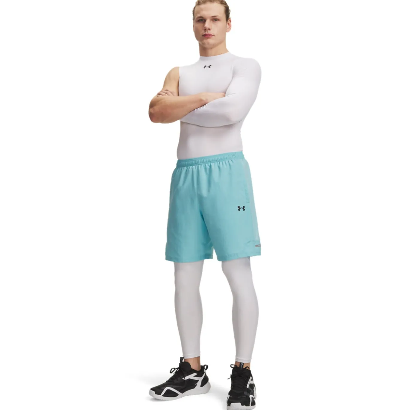 Under Armour Tech Utility Trainingsbroekje Lichtblauw Zwart