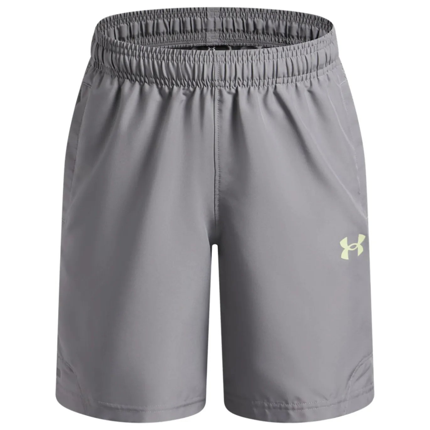 Under Armour Tech Utility Woven Trainingsbroekje Kids Donkergrijs Lichtgroen