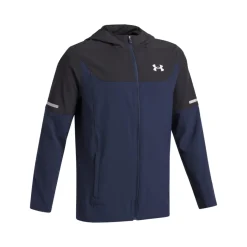Under Armour Tech Utility Woven Jack Kids Donkerblauw Zwart Zilver