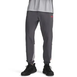 Under Armour Tech Utility Woven Trainingsbroek Donkergrijs Lichtgrijs Rood