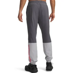 Under Armour Tech Utility Woven Trainingsbroek Donkergrijs Lichtgrijs Rood