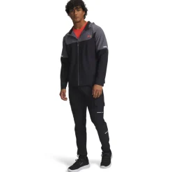 Under Armour Tech Utility Woven Cargobroek Zwart Donkergrijs Rood