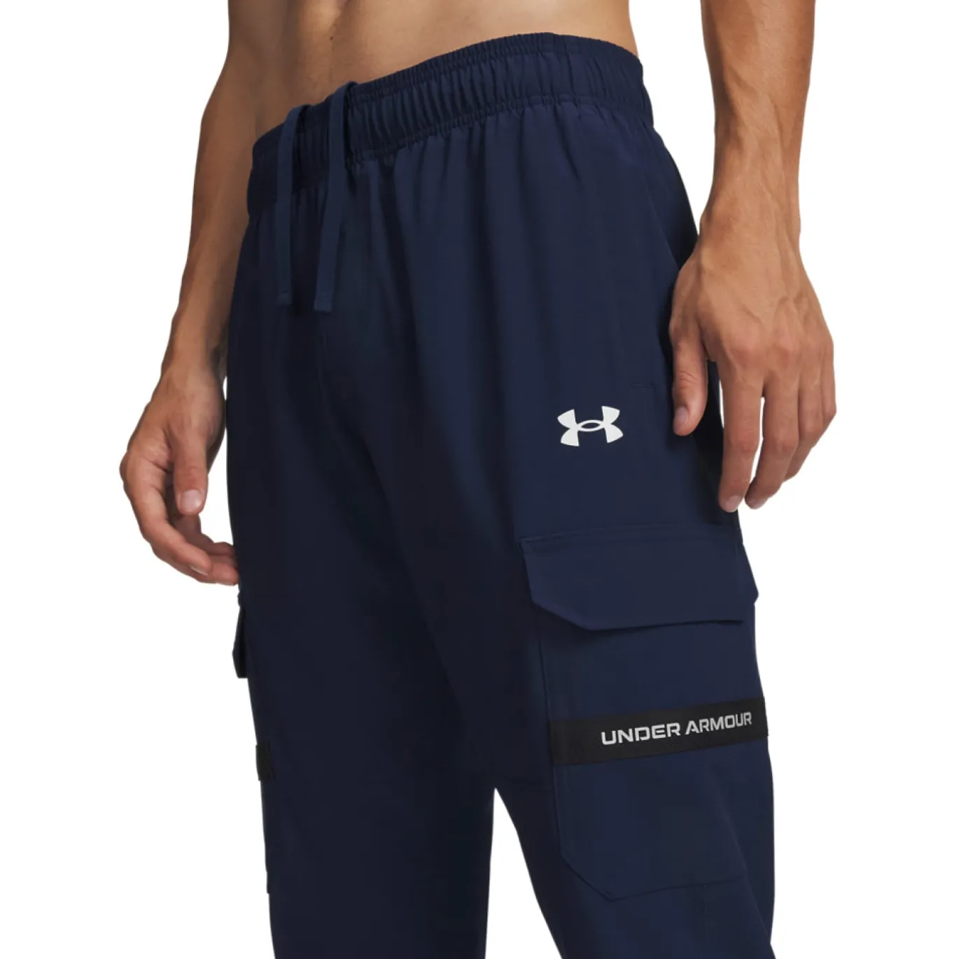 Under Armour Tech Utility Woven Trainingspak Full-Zip Donkerblauw Zwart