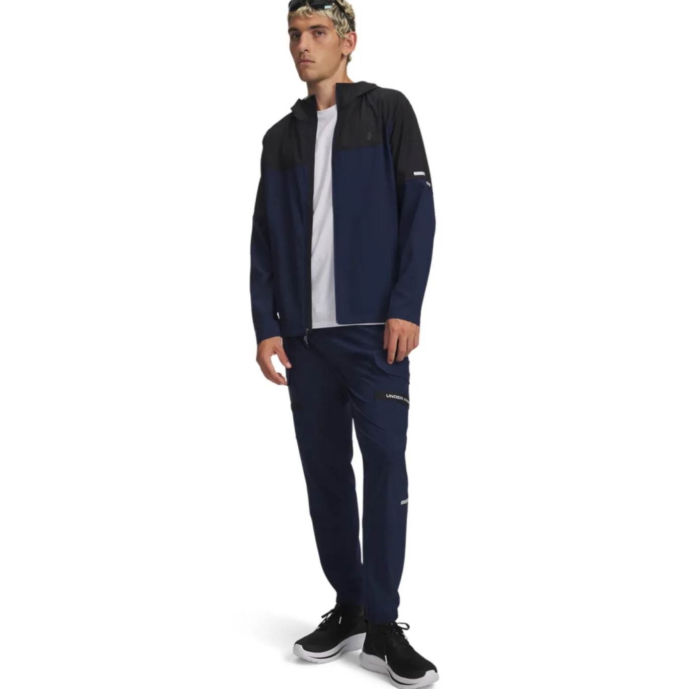 Under Armour Tech Utility Woven Trainingspak Full-Zip Donkerblauw Zwart