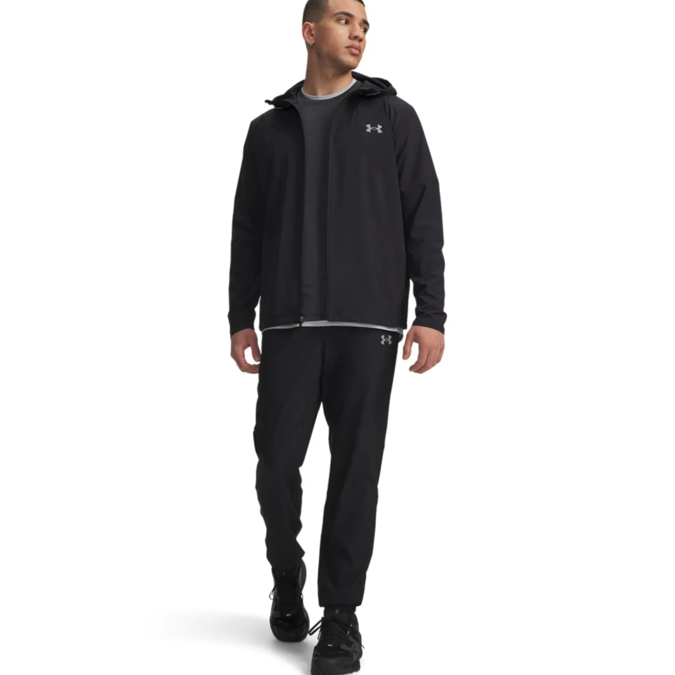 Under Armour Tech Utility Woven Trainingspak Zwart Grijs