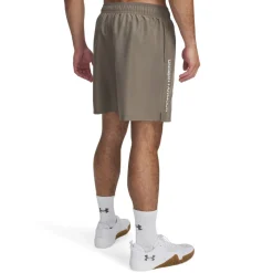 Under Armour Tech Woven Wordmark Trainingsbroekje Bruin Wit