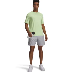 Under Armour Tech Woven Wordmark Trainingsbroekje Grijs Lichtgroen