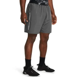 Under Armour Tech Woven Wordmark Trainingsbroekje Grijs Wit