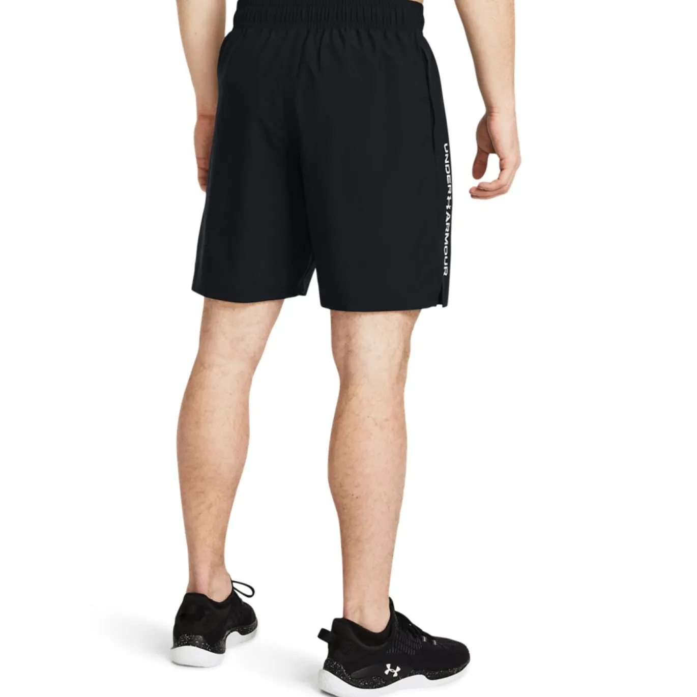 Under Armour Tech Woven Wordmark Trainingsbroekje Zwart Wit