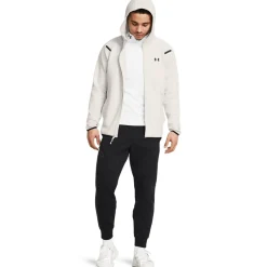 Under Armour Unstoppable Fleece Vest Wit Zwart