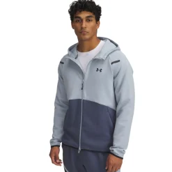 Under Armour Unstoppable Fleece Vest Lichtblauw Donkerblauw Zwart