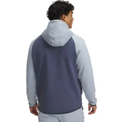 Under Armour Unstoppable Fleece Vest Lichtblauw Donkerblauw Zwart